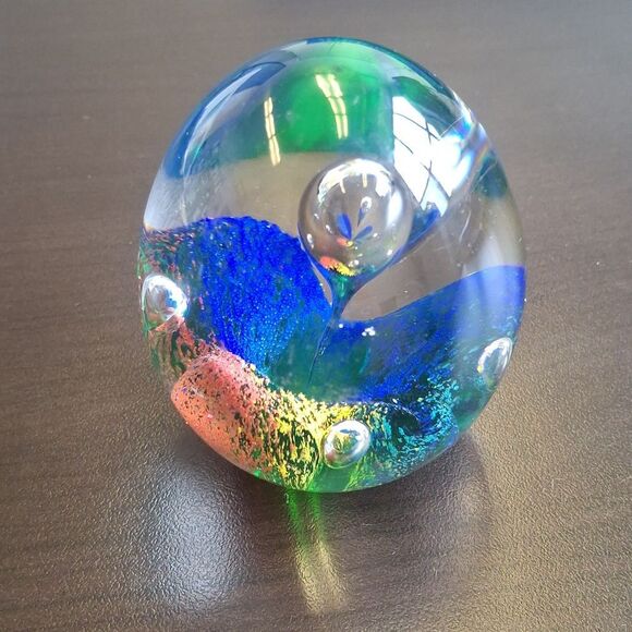 Colorful Glass Paperweight - Picture 4 of 7